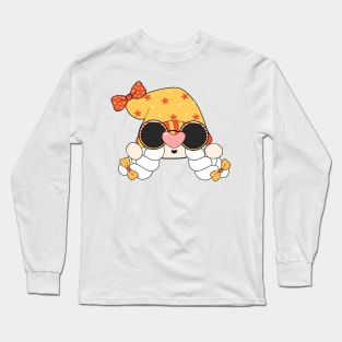 summer Retro vintage Groovy Gnome with cute funny and cheerful character that is going to have the smiles on your face. Long Sleeve T-Shirt